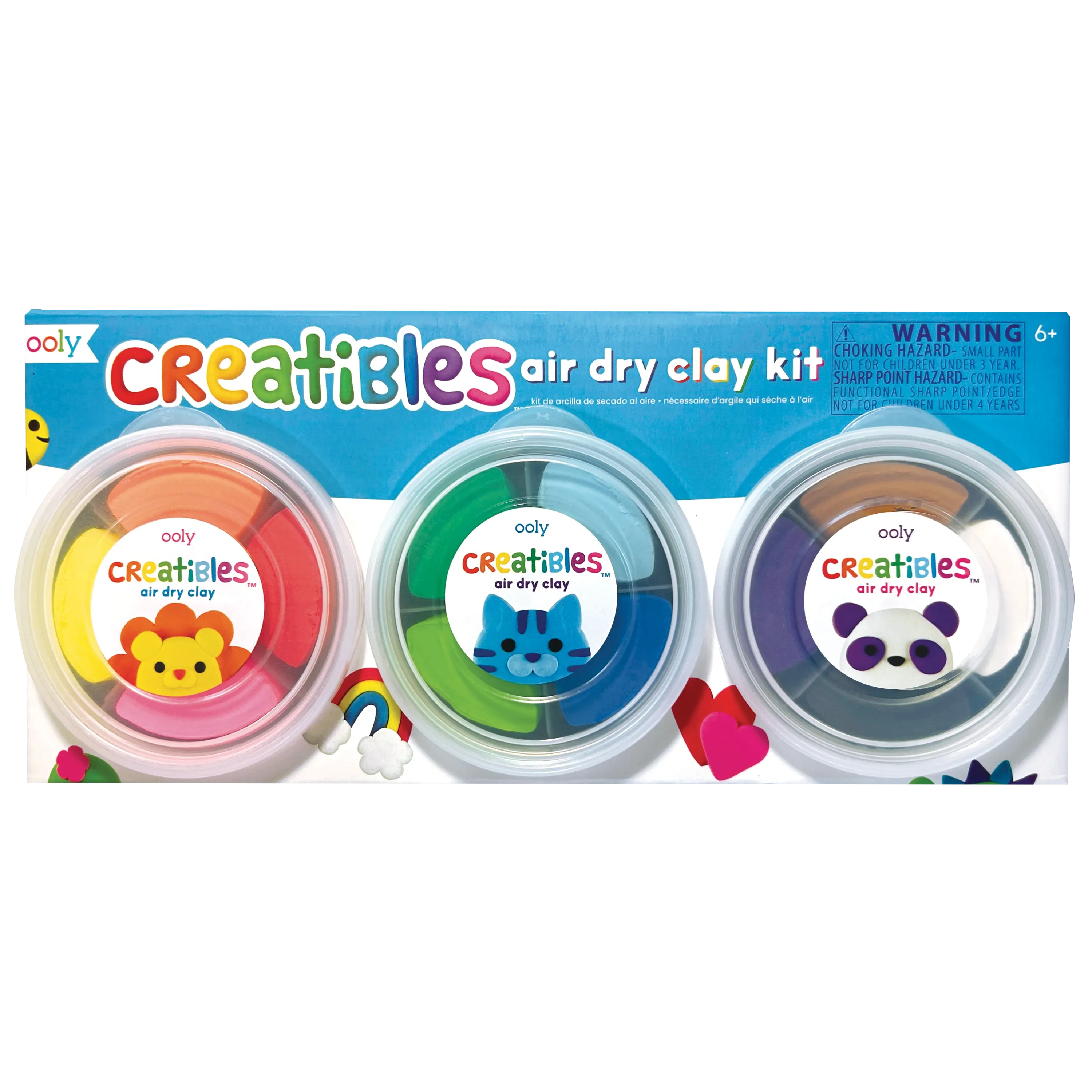Creatibles Air Dry Clay Kit - Set of 12
