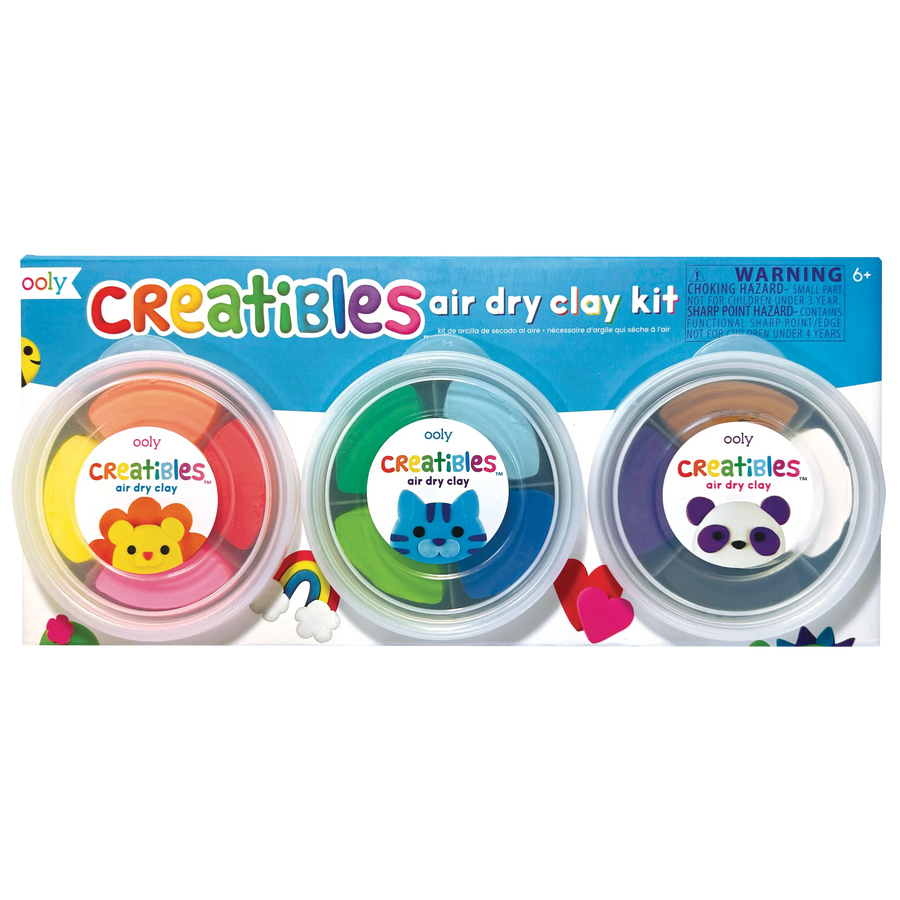 Creatibles Air Dry Clay Kit - Set of 12
