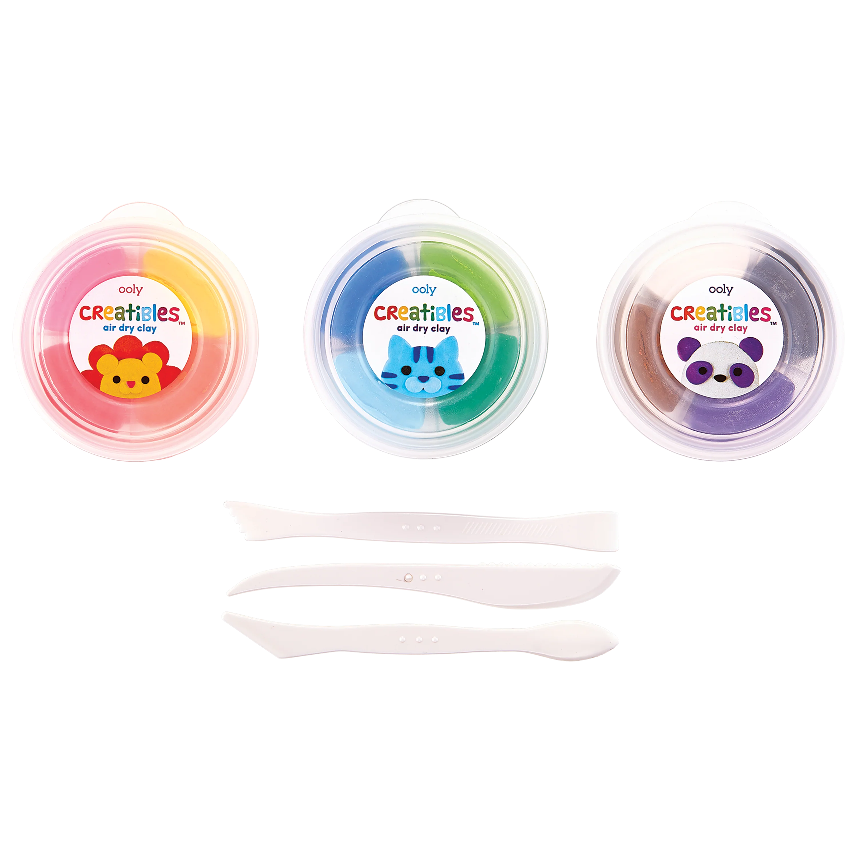 Creatibles Air Dry Clay Kit - Set of 12