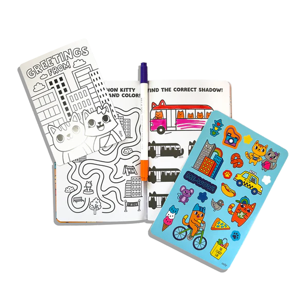 Kitty in the City Activity & Coloring Kit