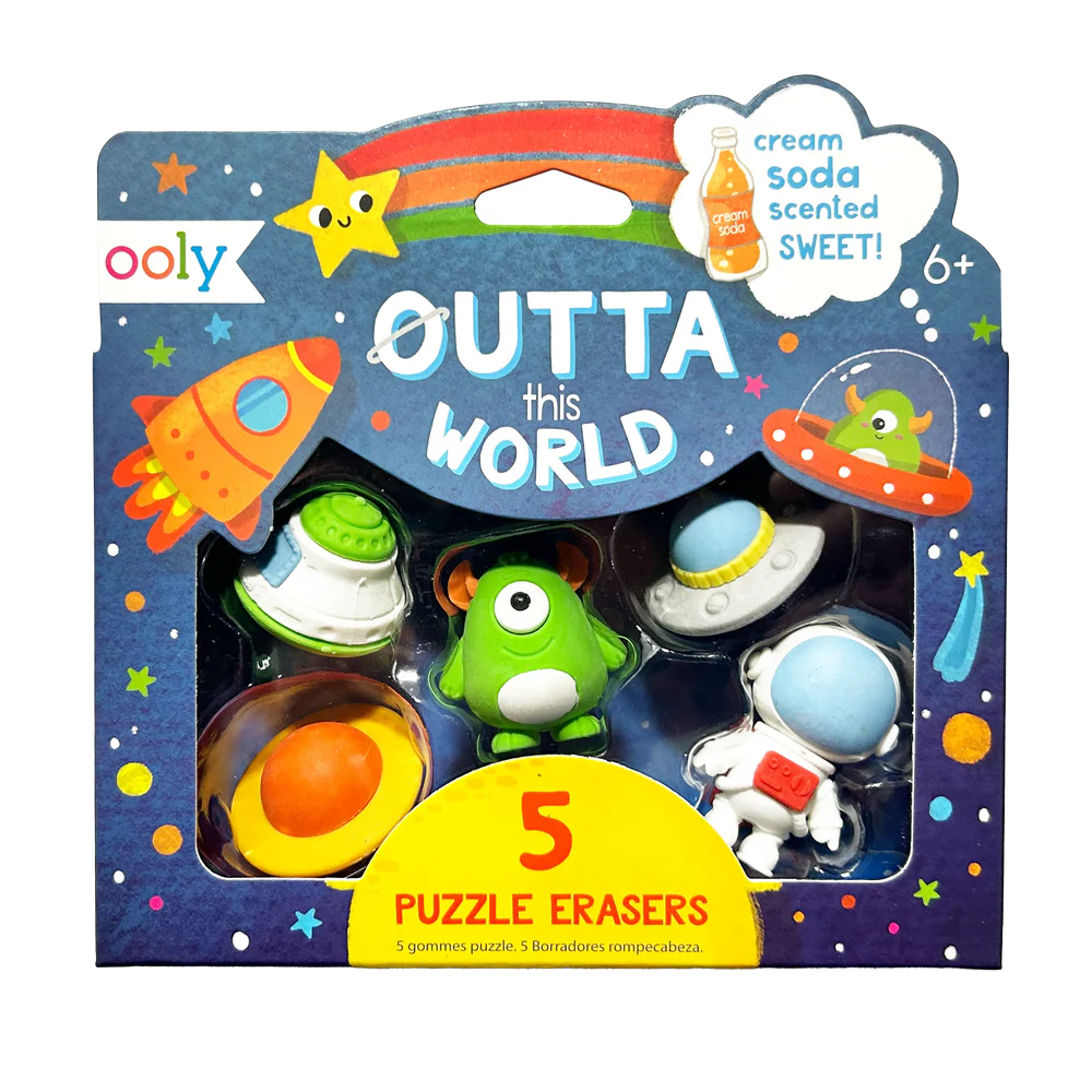 Outta This World: Scented Erasers Set of 5