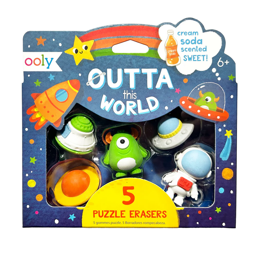 Outta This World: Scented Erasers Set of 5