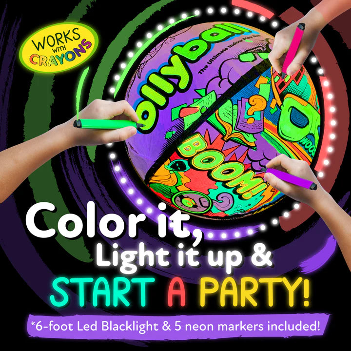 Ollyball - Glow Party (6ft LED Blacklight Included!)