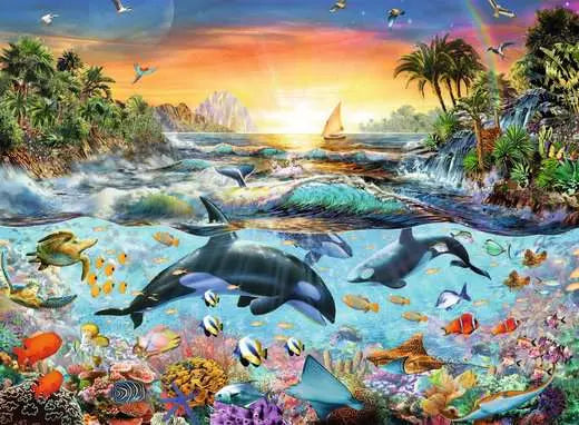 Orca Paradise Puzzle (200pc)