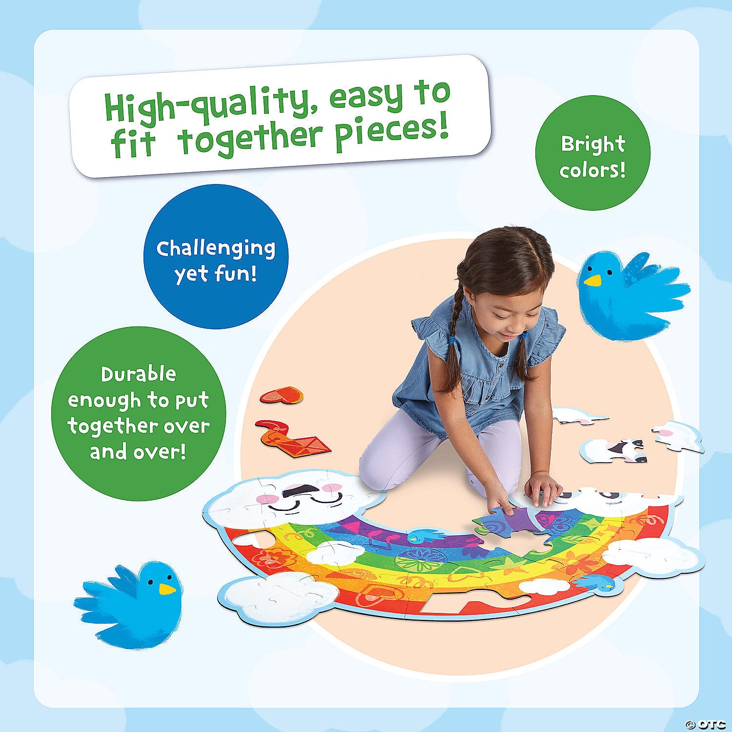 Rainbow Floor Puzzle