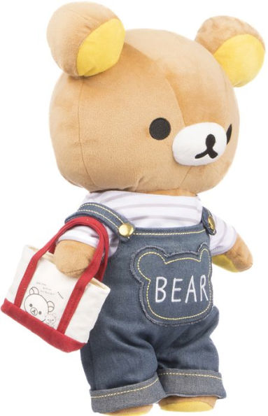 Rilakkuma Going Out (Bear Overalls) Plush 15"