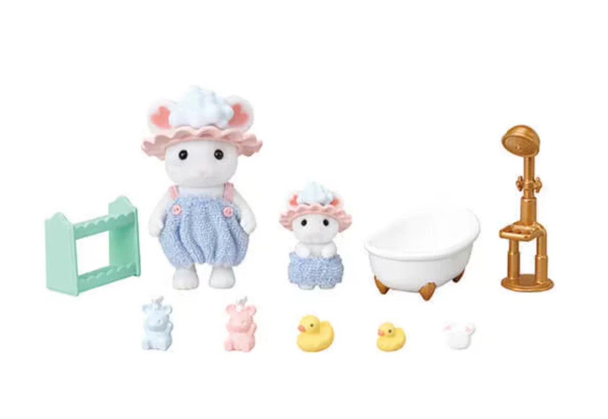 Calico Critters - Bath Time Bubble Siblings