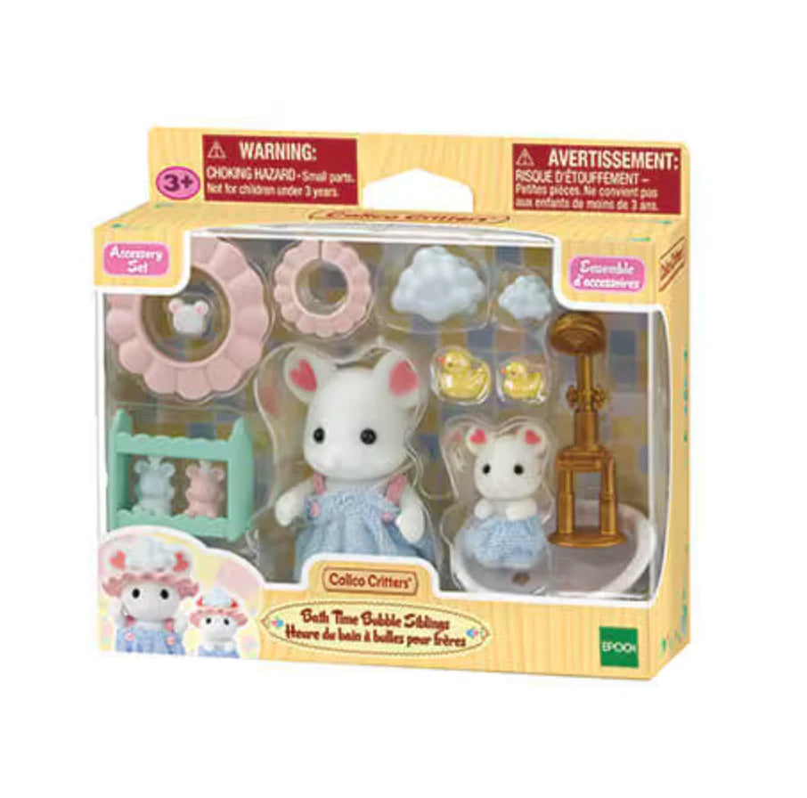 Calico Critters - Bath Time Bubble Siblings