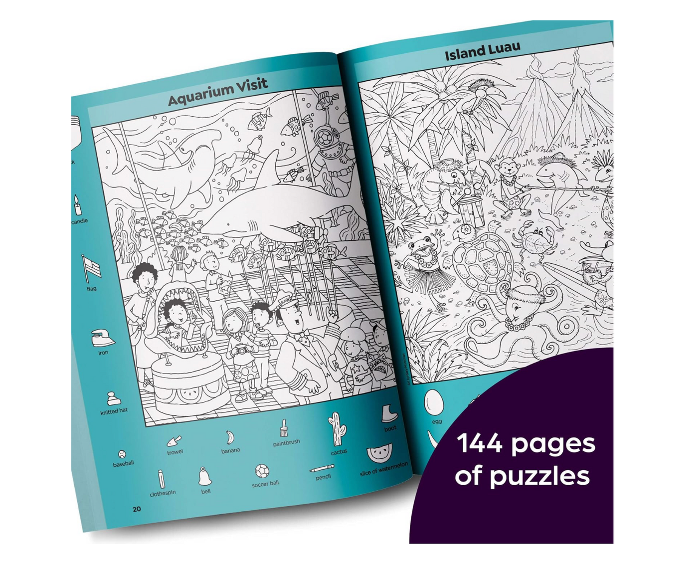 Ocean Puzzle Activity Book