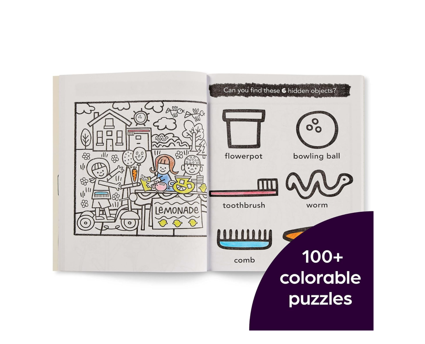 My First Hidden Pictures Coloring Book