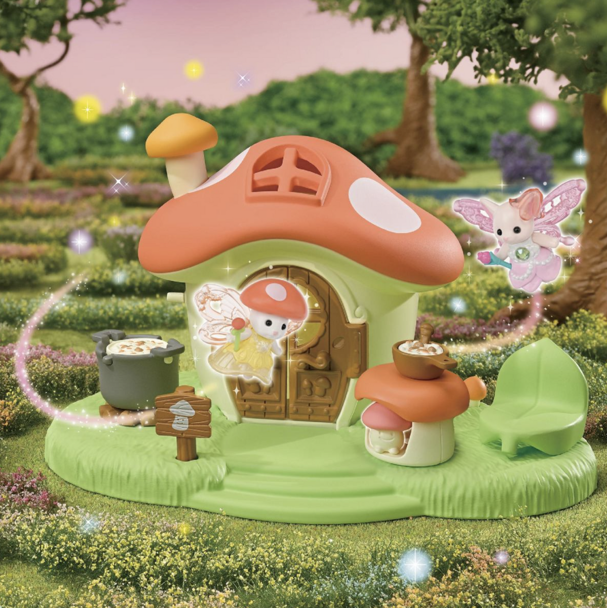Calico Critters - Fairy Mushroom House