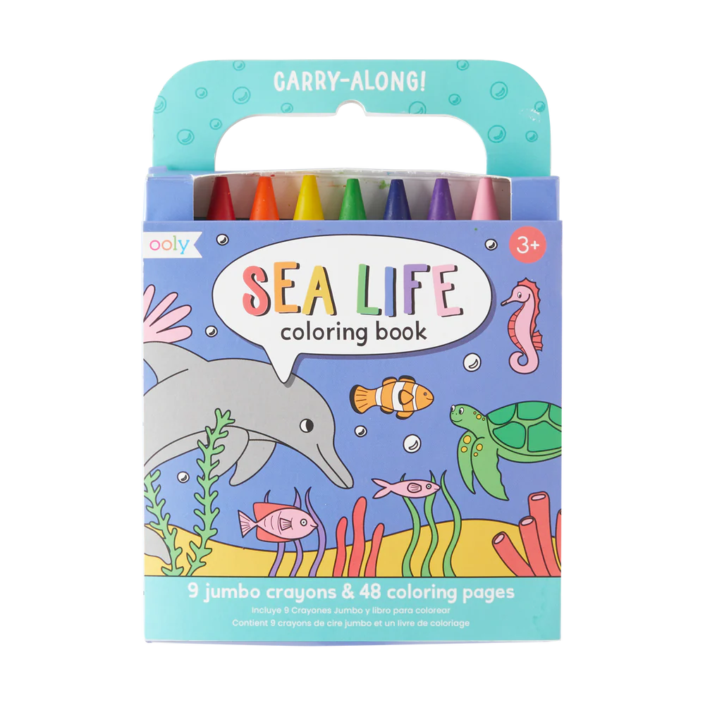 Carry Along Coloring Book - Sea Life