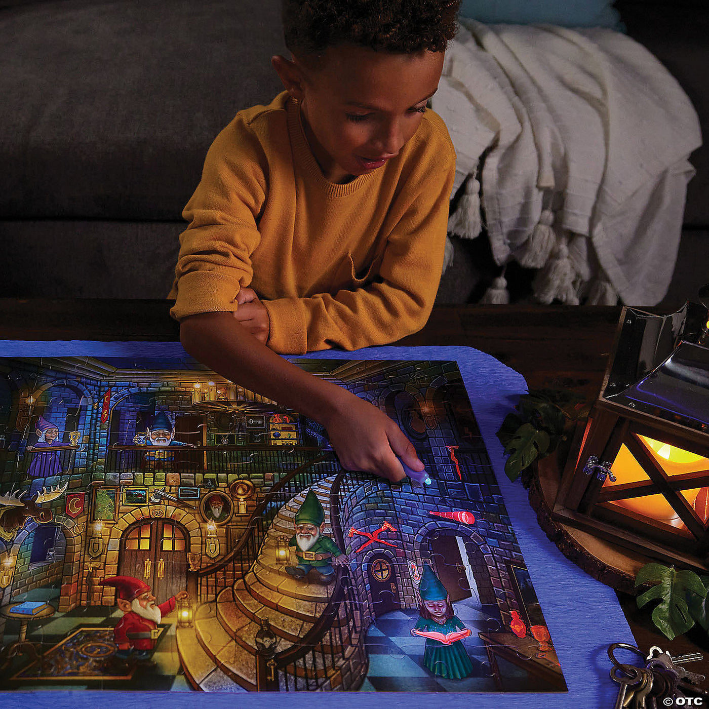 Seek and Find Glow In The Dark Puzzle: Gnomes at Night