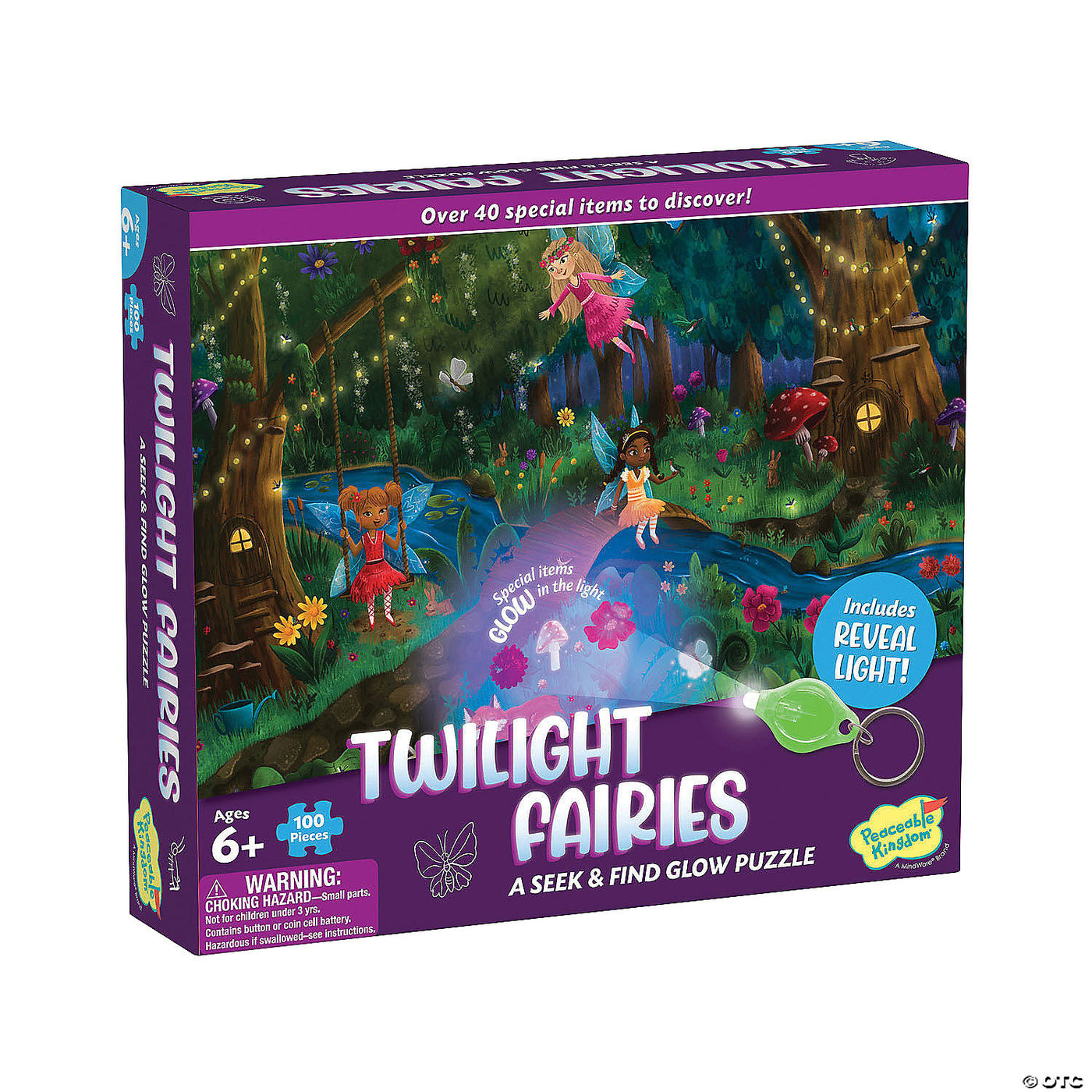 Seek and Find Glow In The Dark Puzzle: Twilight Fairies
