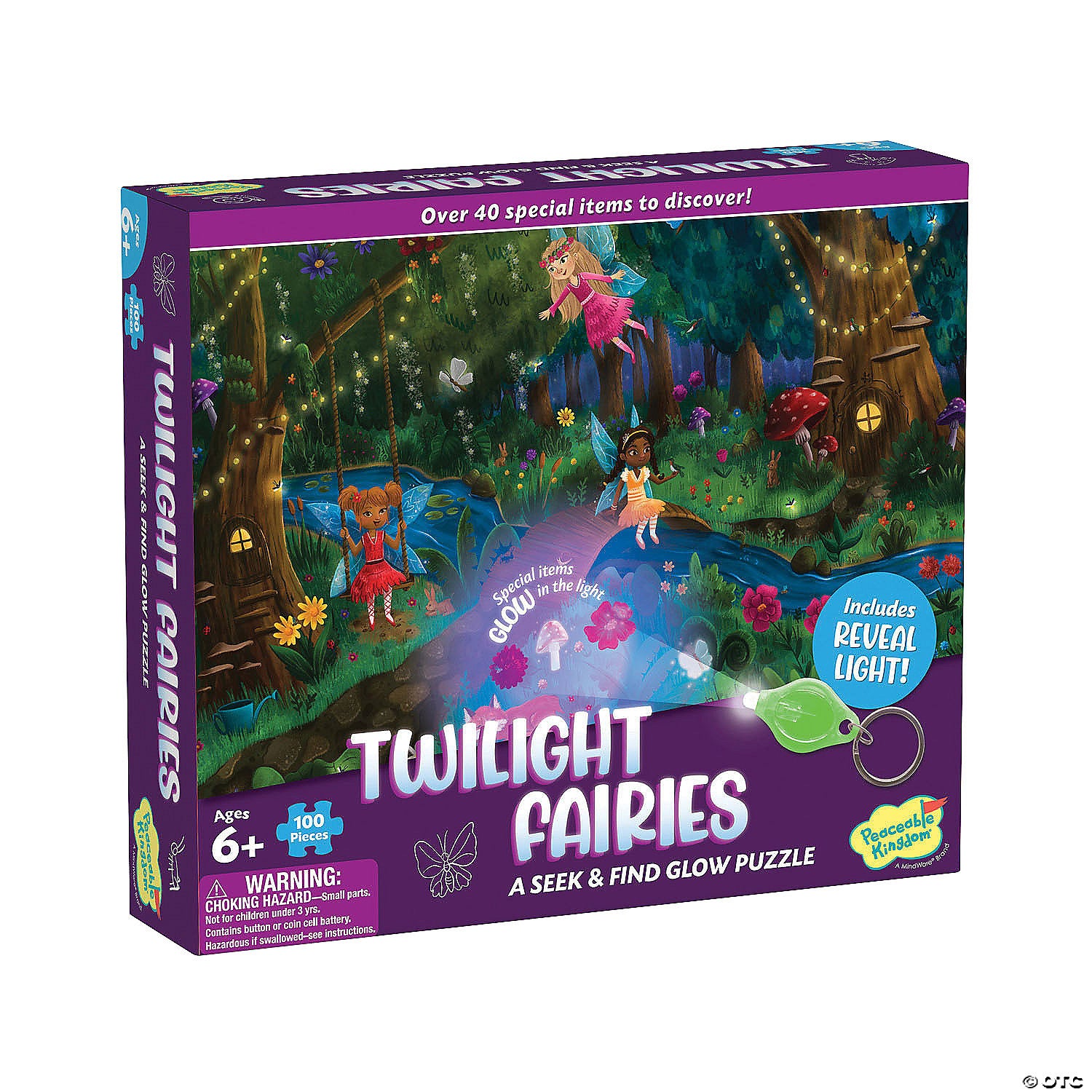 Seek and Find Glow In The Dark Puzzle: Twilight Fairies