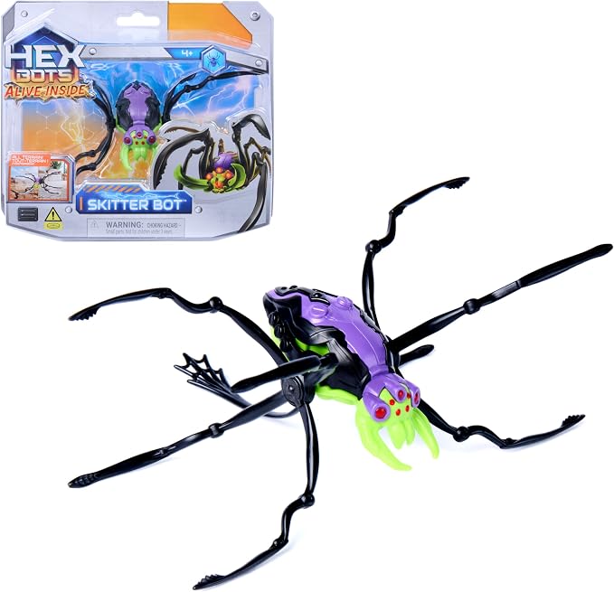 Hex Bots Skitter Bot Spider (Green)