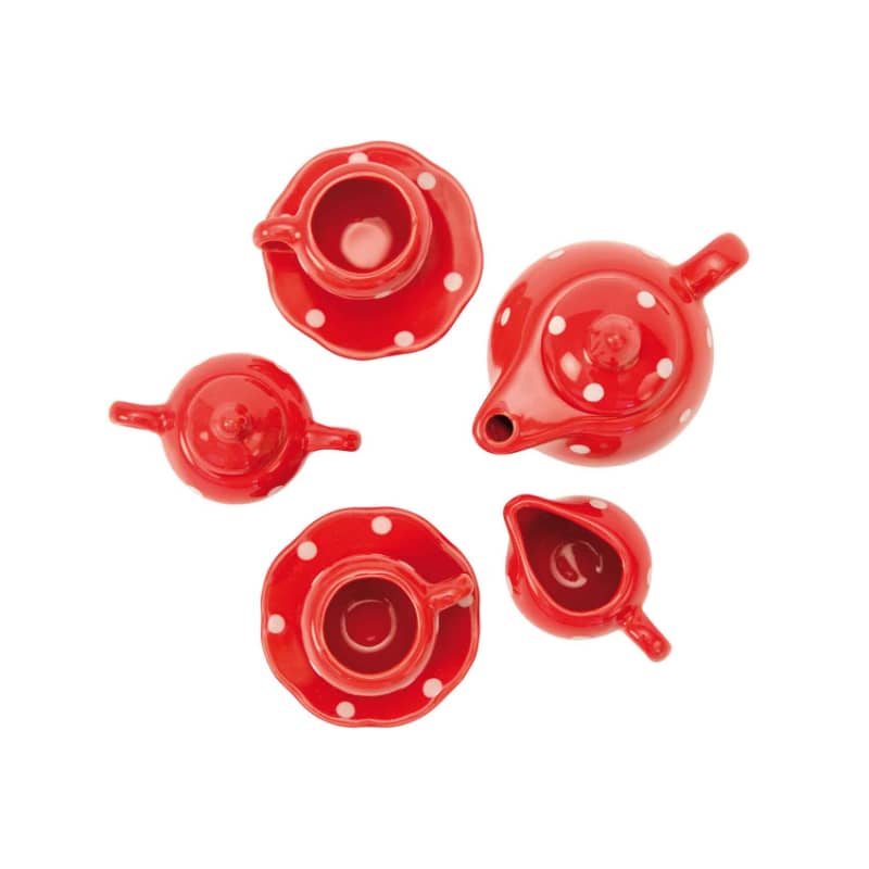 The Big Family Ceramic Tea Set in Suitcase