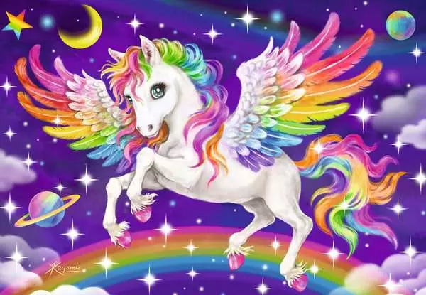 Unicorns & Pegasus 2 Puzzle Duo (24pc ea.)