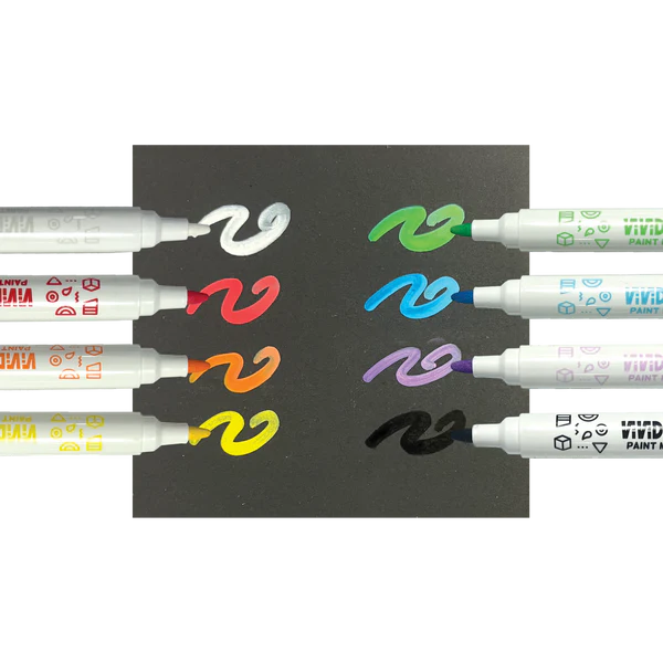 VividPop! Water Based Paint Markers (8 count)