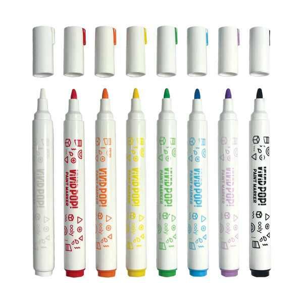 VividPop! Water Based Paint Markers (8 count)
