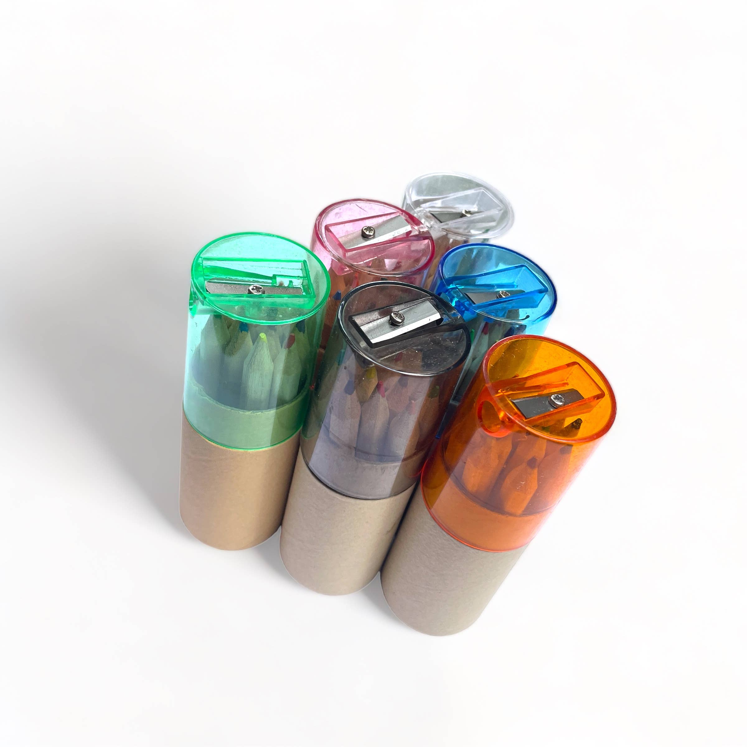 Mini Colored Pencils w/ Sharpener
