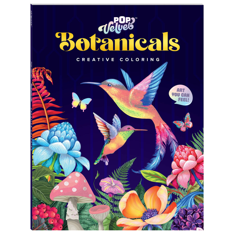 Art Maker Pop Velvet Botanicals Coloring Book