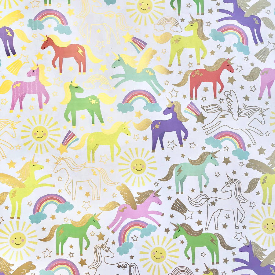 Unicorn Gift Wrap - Roll