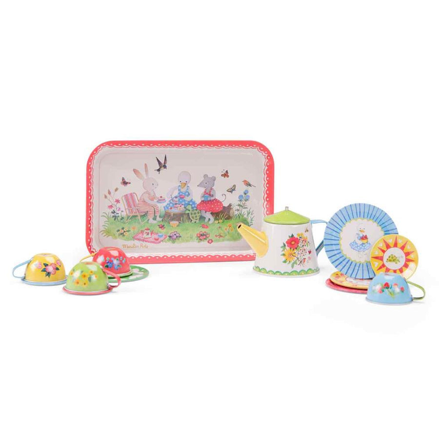 The Big Family Metal Tea Set
