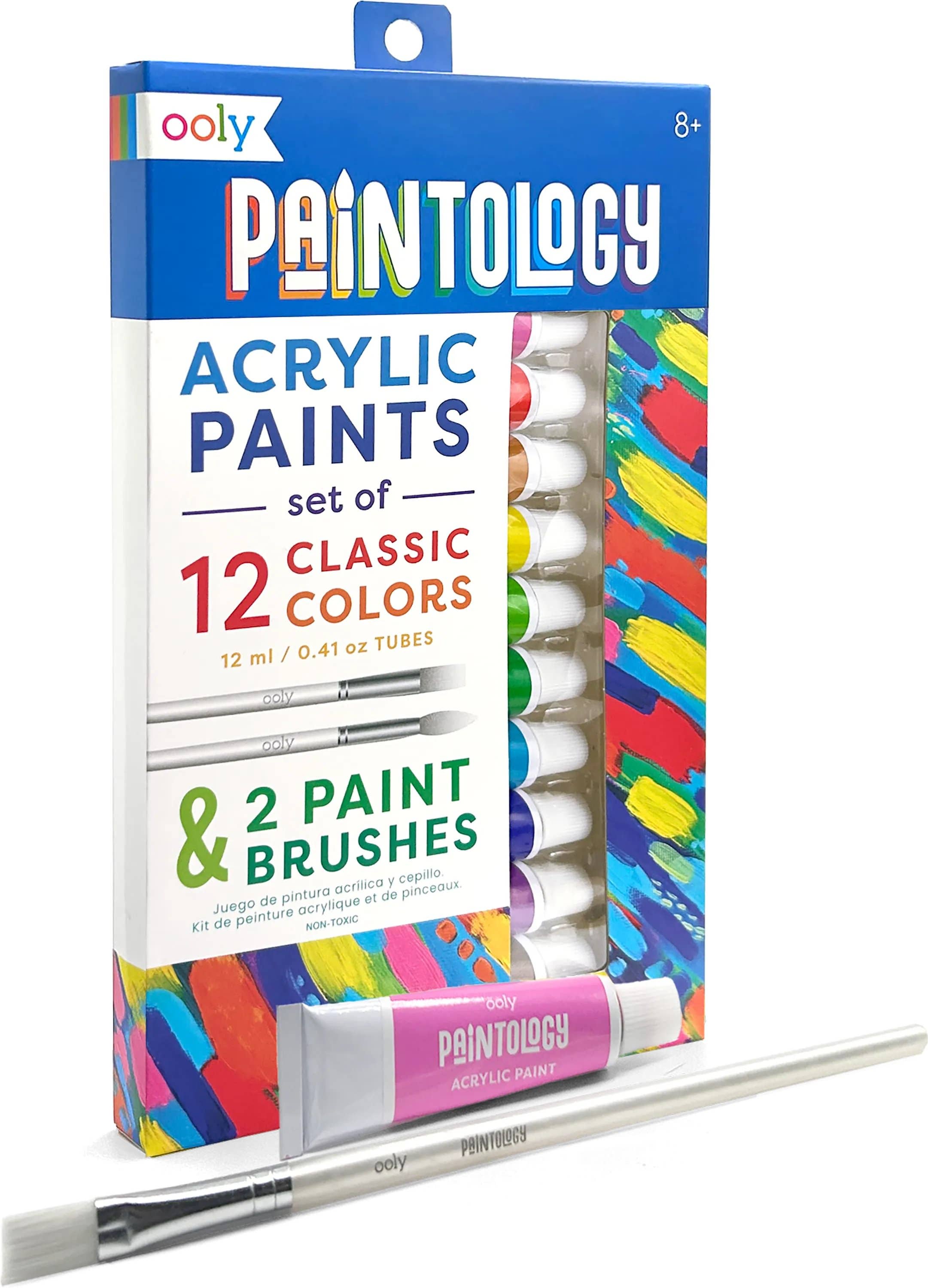 Paintology: Acrylic Paints - Classic Colors (14 PC Set)