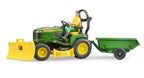 John Deere Lawn Tractor Trailer/Figure