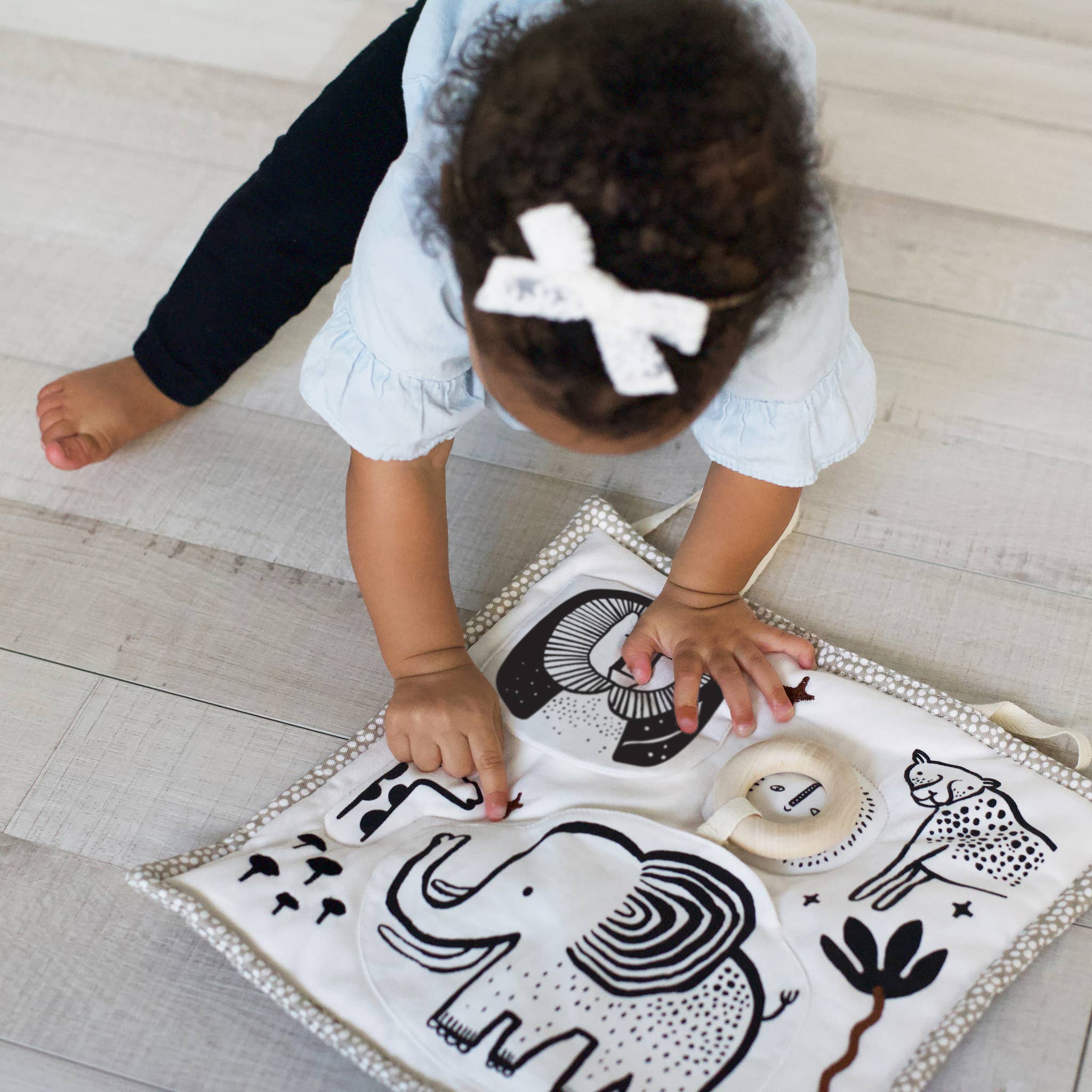 Organic Activity Pad - Safari Animals