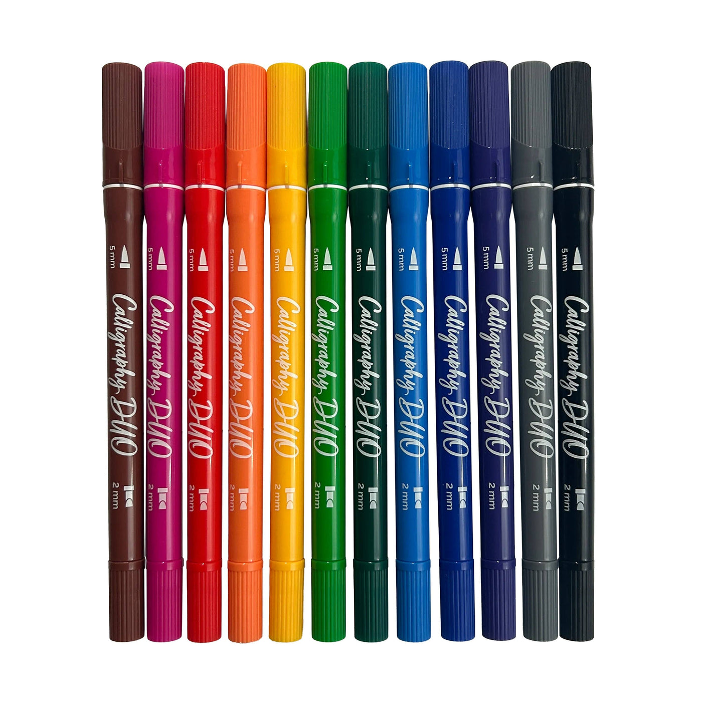 Calligraphy Duo: Double-Ended Markers (Set of 12)