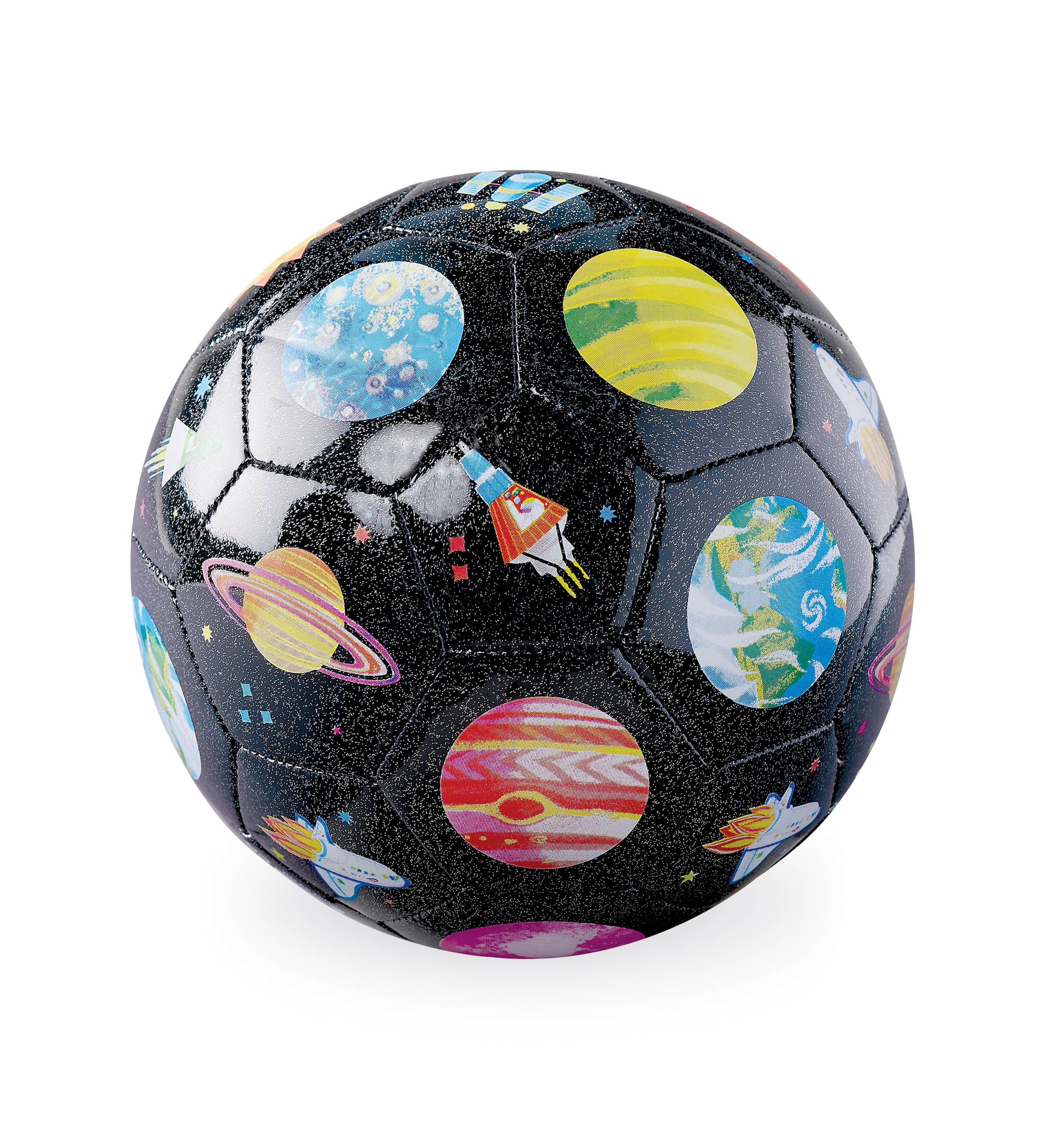 Size 3 Glitter Soccer Ball - Space Exploration