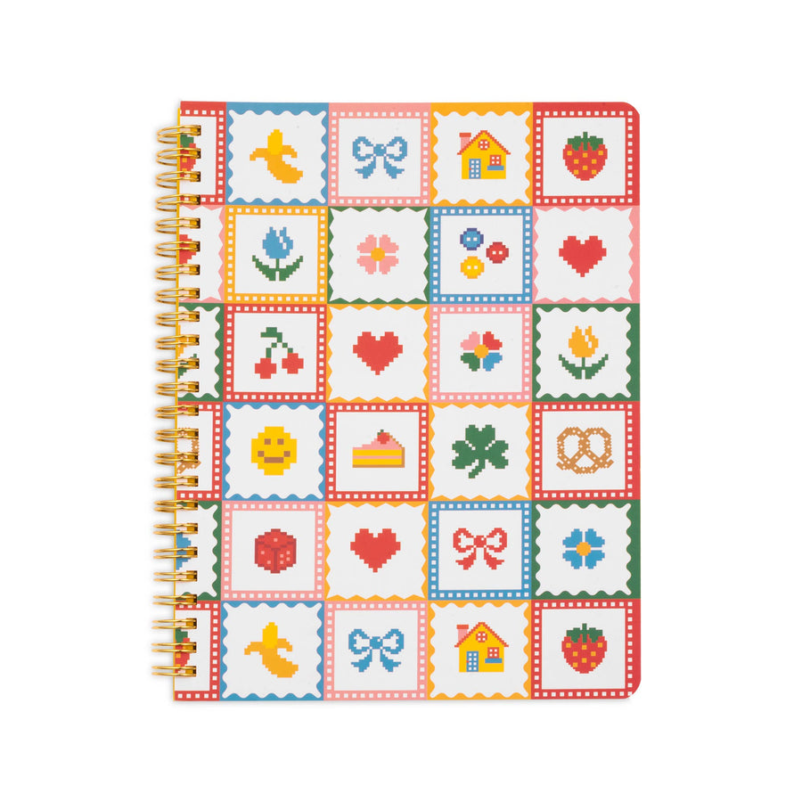 Rough Draft Mini Notebook (Quilt)