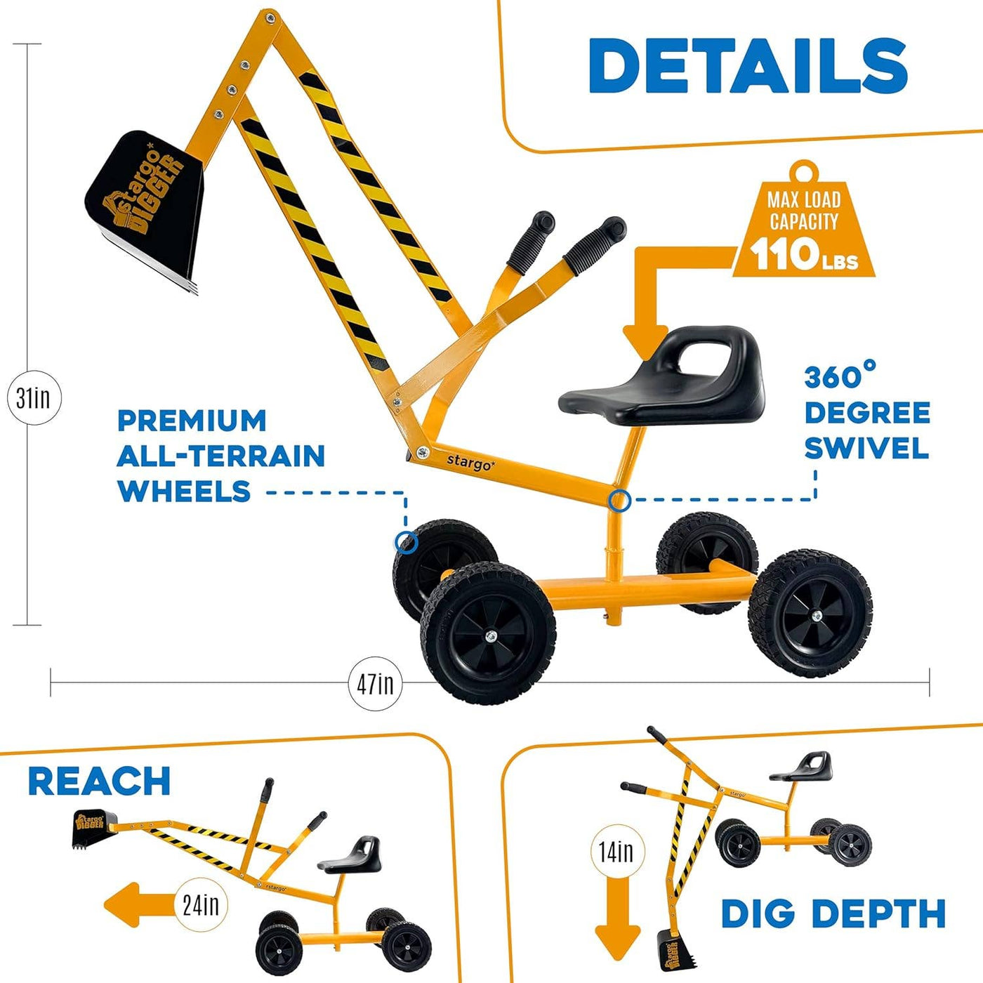 Sand Digger on Wheels