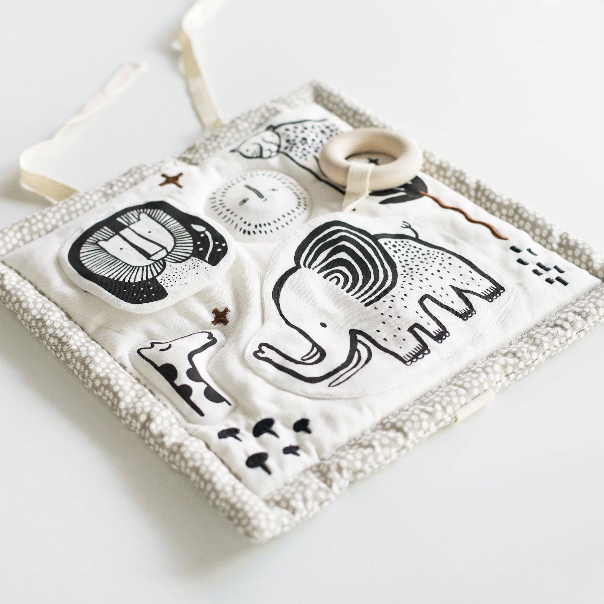 Organic Activity Pad - Safari Animals