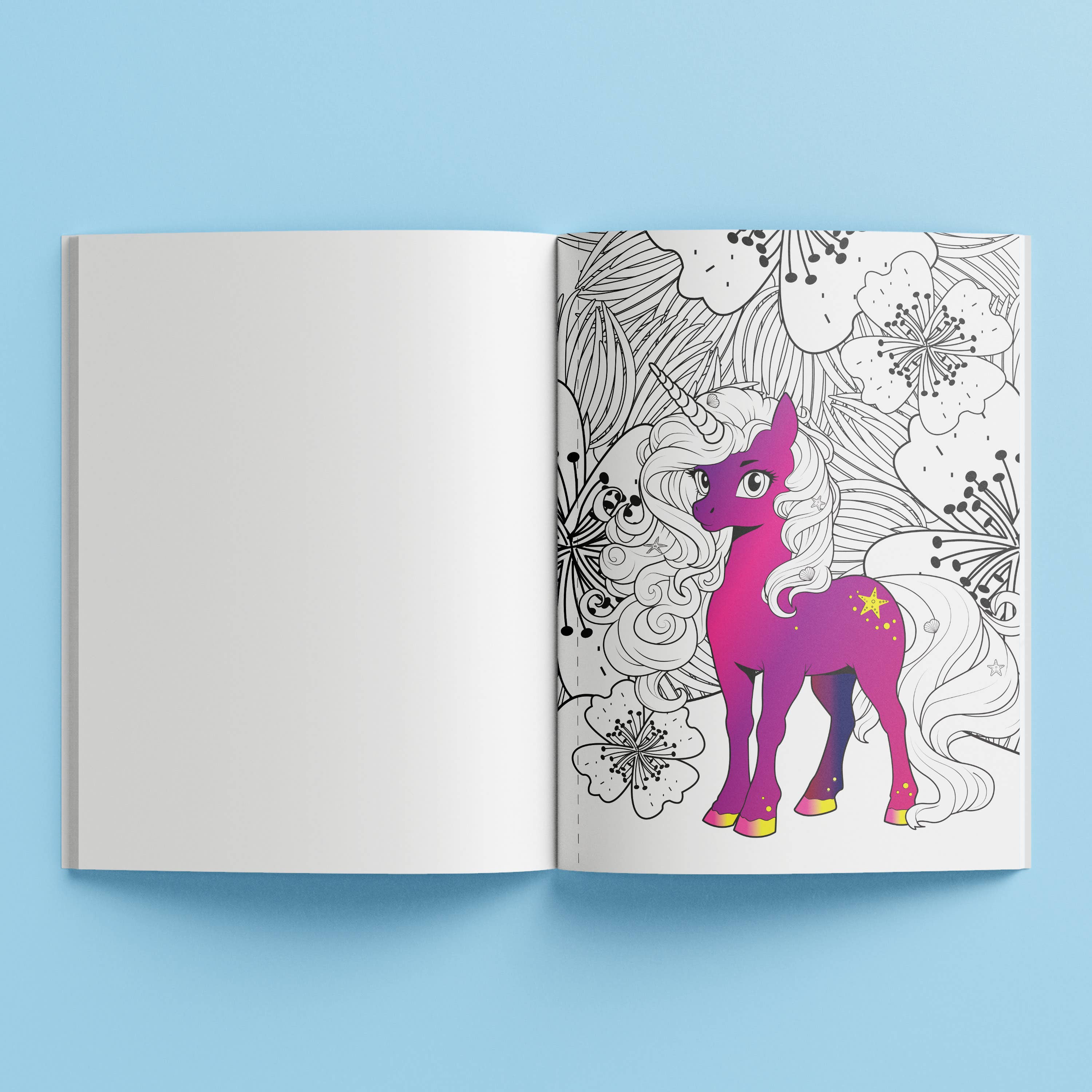 Pop Velvet Coloring Magical Unicorns