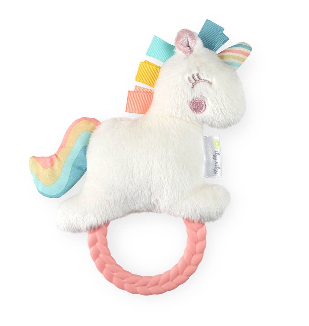 Plush Rattle Pal with Teether