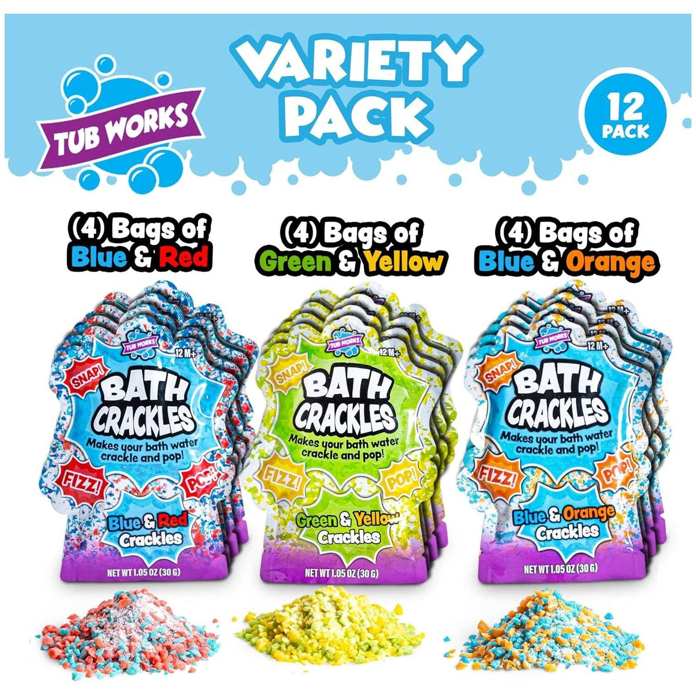 Bath Crackles Bath Toy - Packet