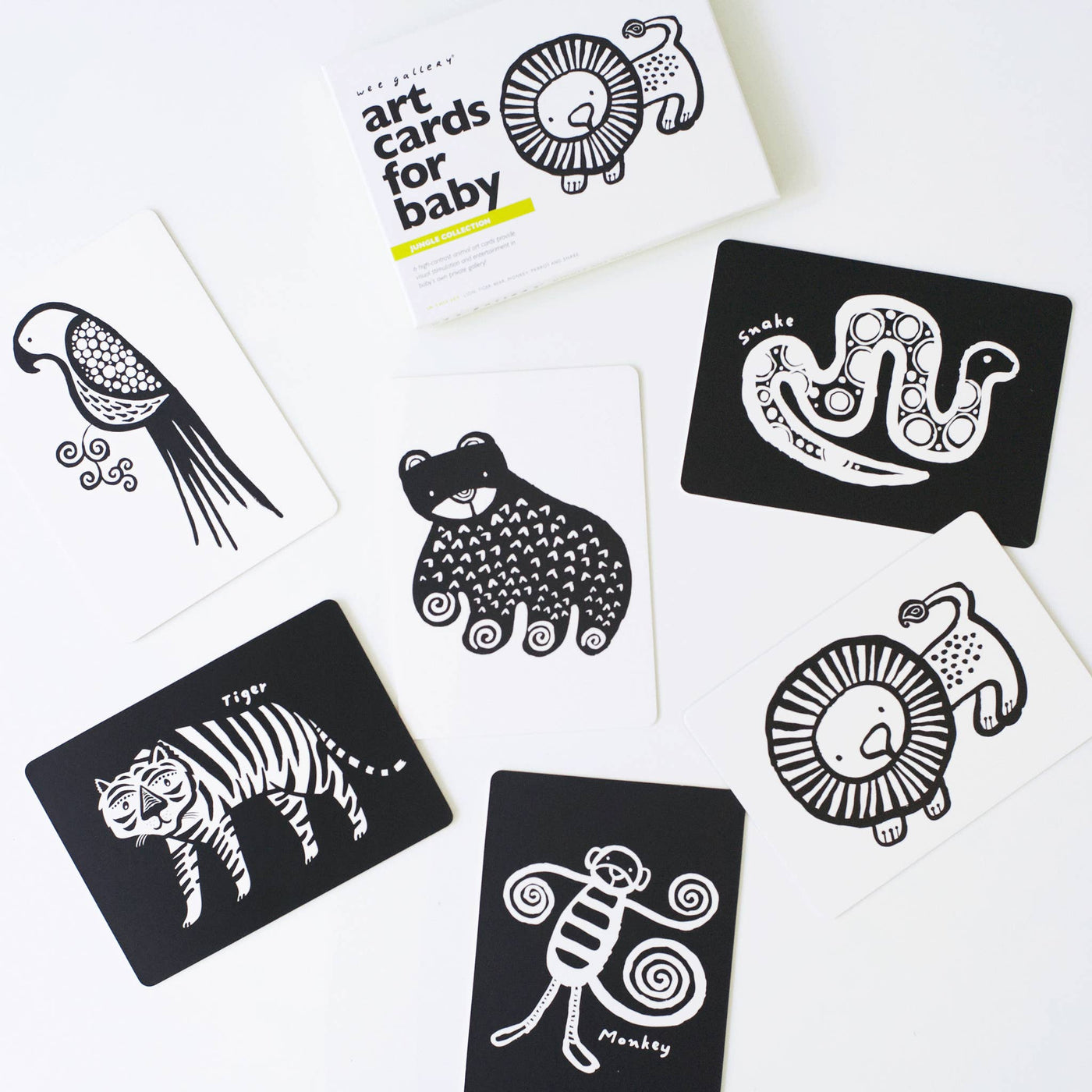 Art Cards for Baby - Jungle Animals