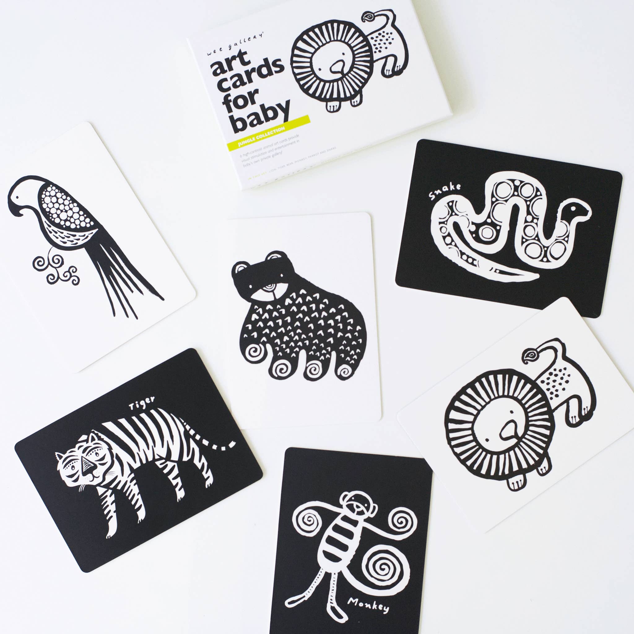 Art Cards for Baby - Jungle Animals
