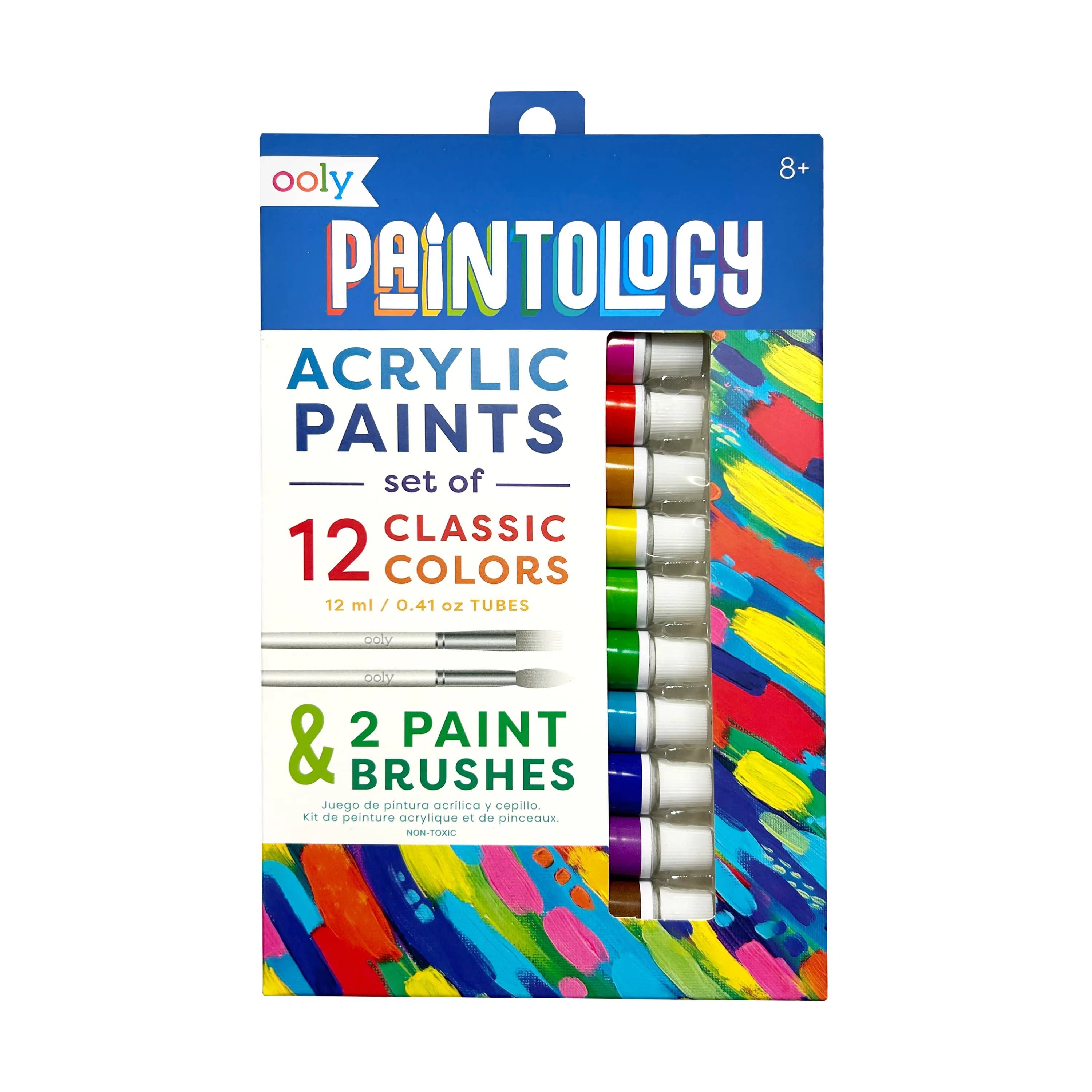 Paintology: Acrylic Paints - Classic Colors (14 PC Set)