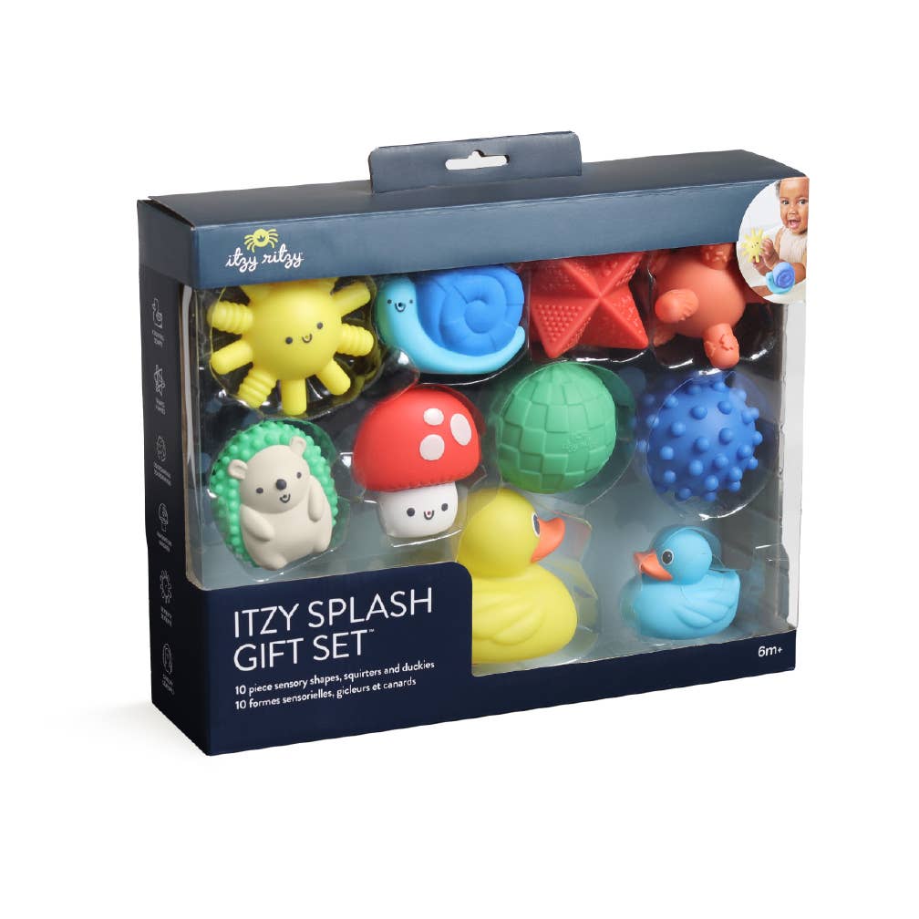 Itzy Splash Bath + Water Toys