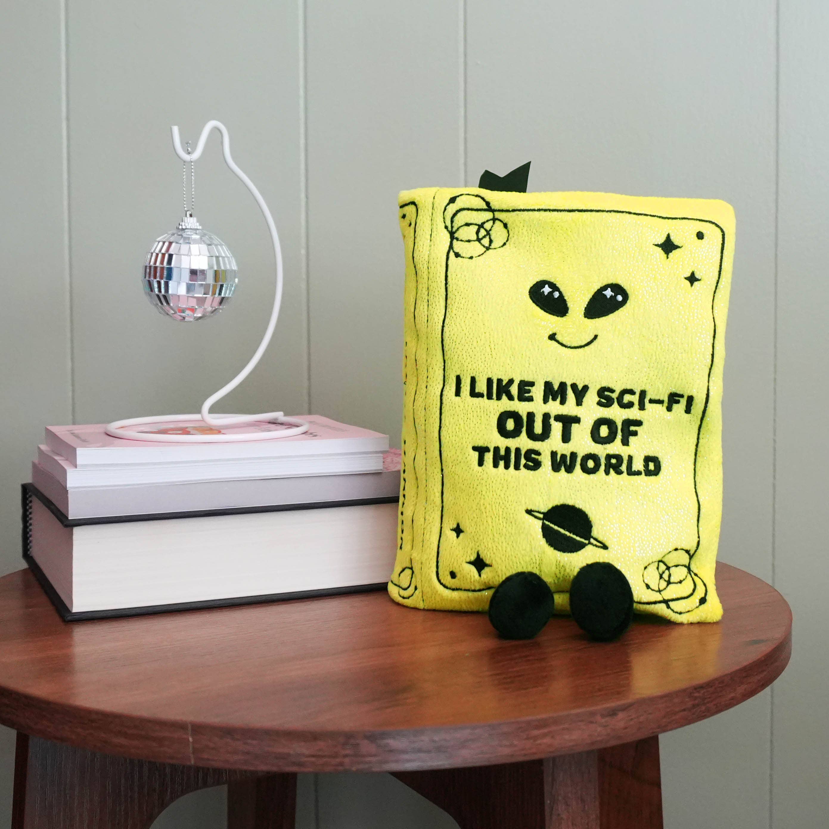 “I Like My Sci-fi Out of This World” Book Plush