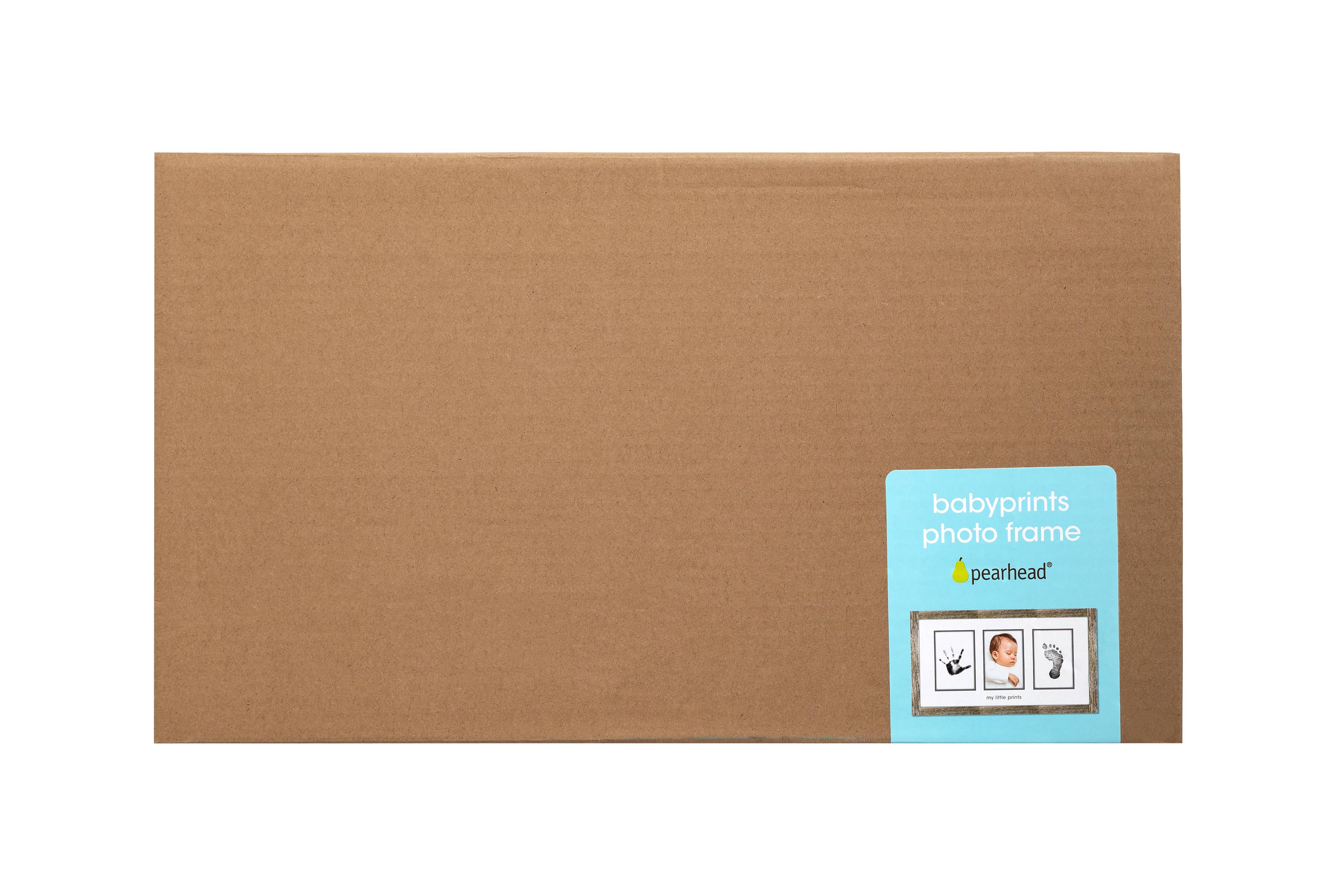 Babyprints Photo Frame and Clean-Touch Ink Pad (Rustic)