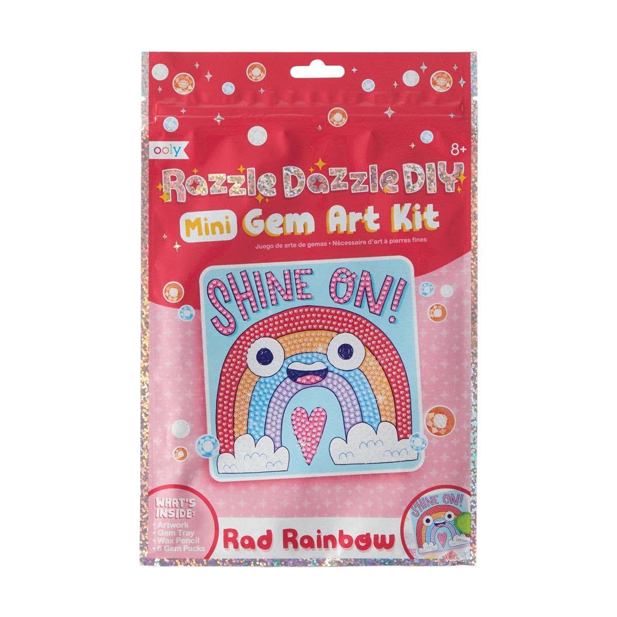 Razzle Dazzle D.I.Y. Mini Gem Art Kit - Rad Rainbow