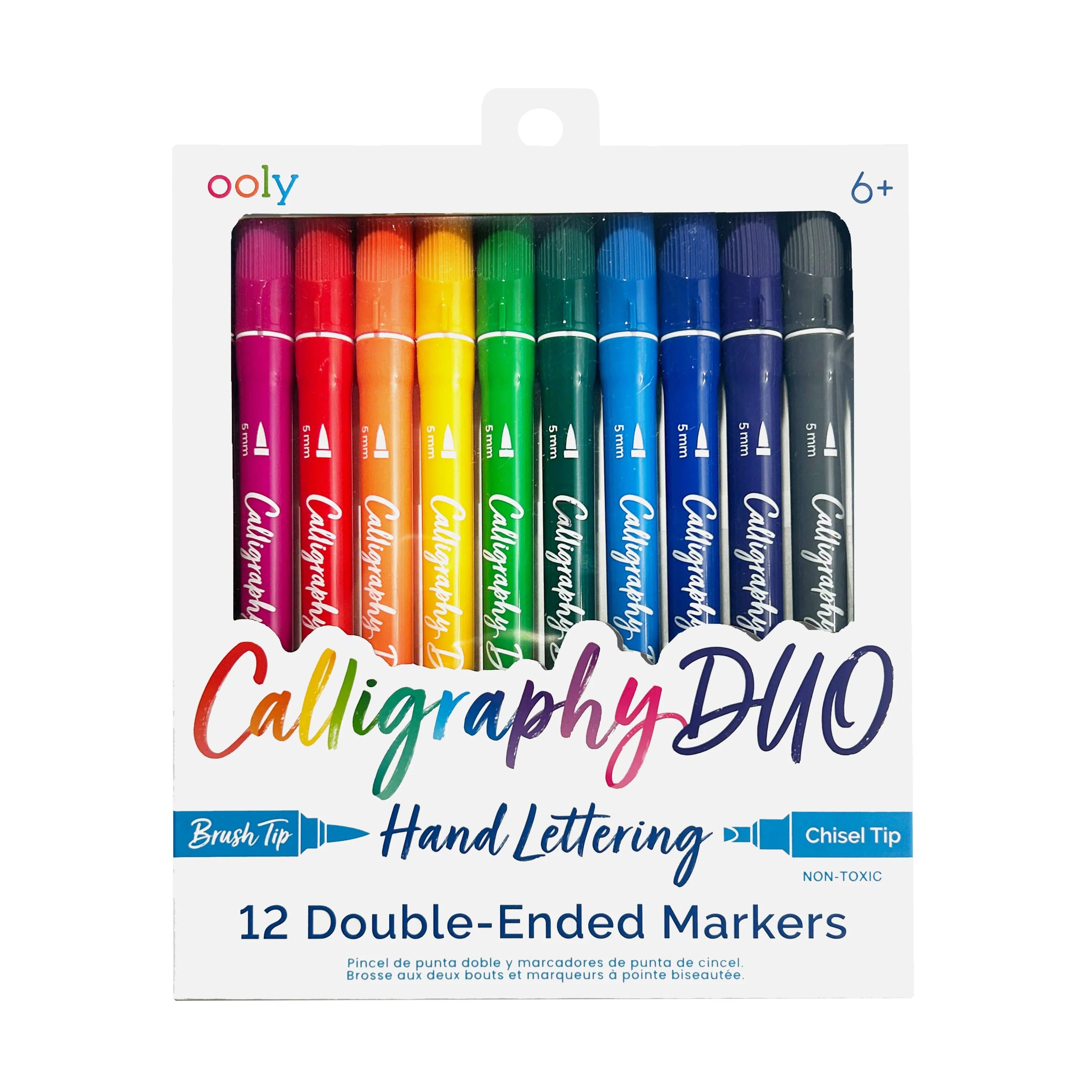 Calligraphy Duo: Double-Ended Markers (Set of 12)