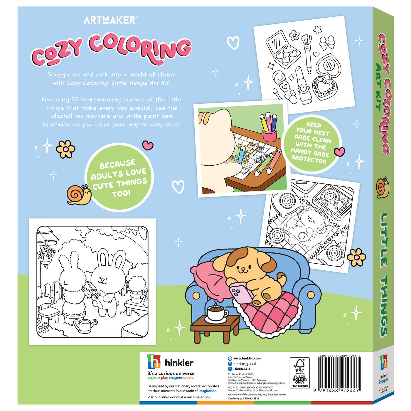 Cozy Coloring Little Things Kit