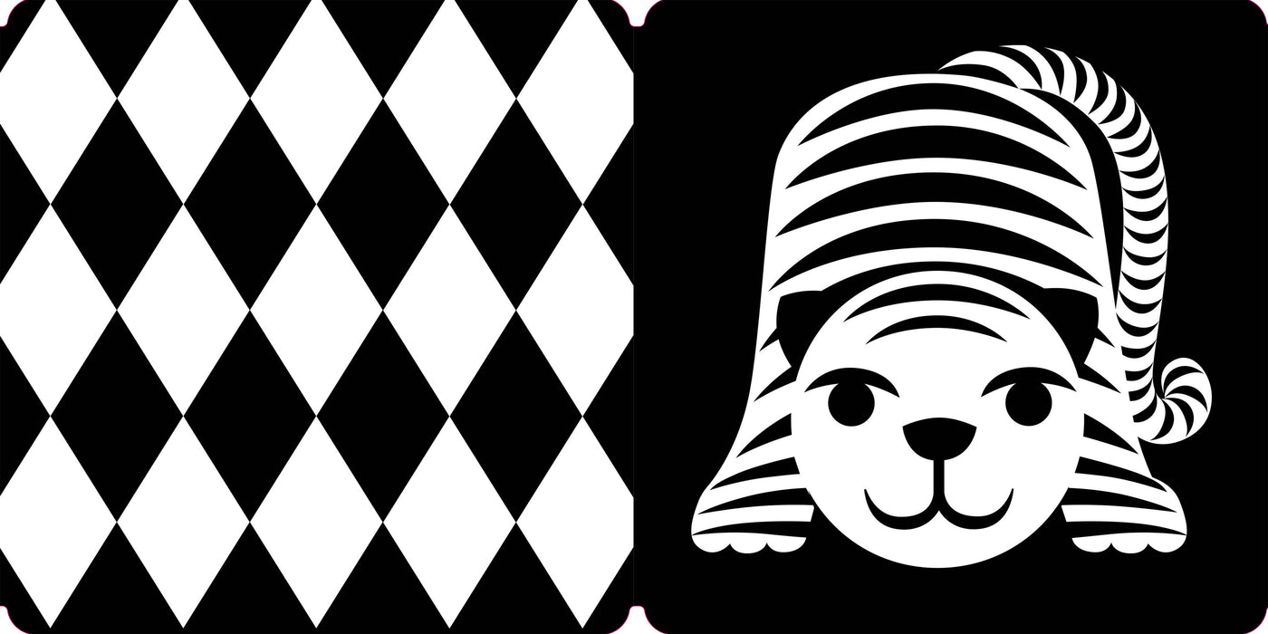 Spring Street Tummy Time: Baby's First Book in Black & White