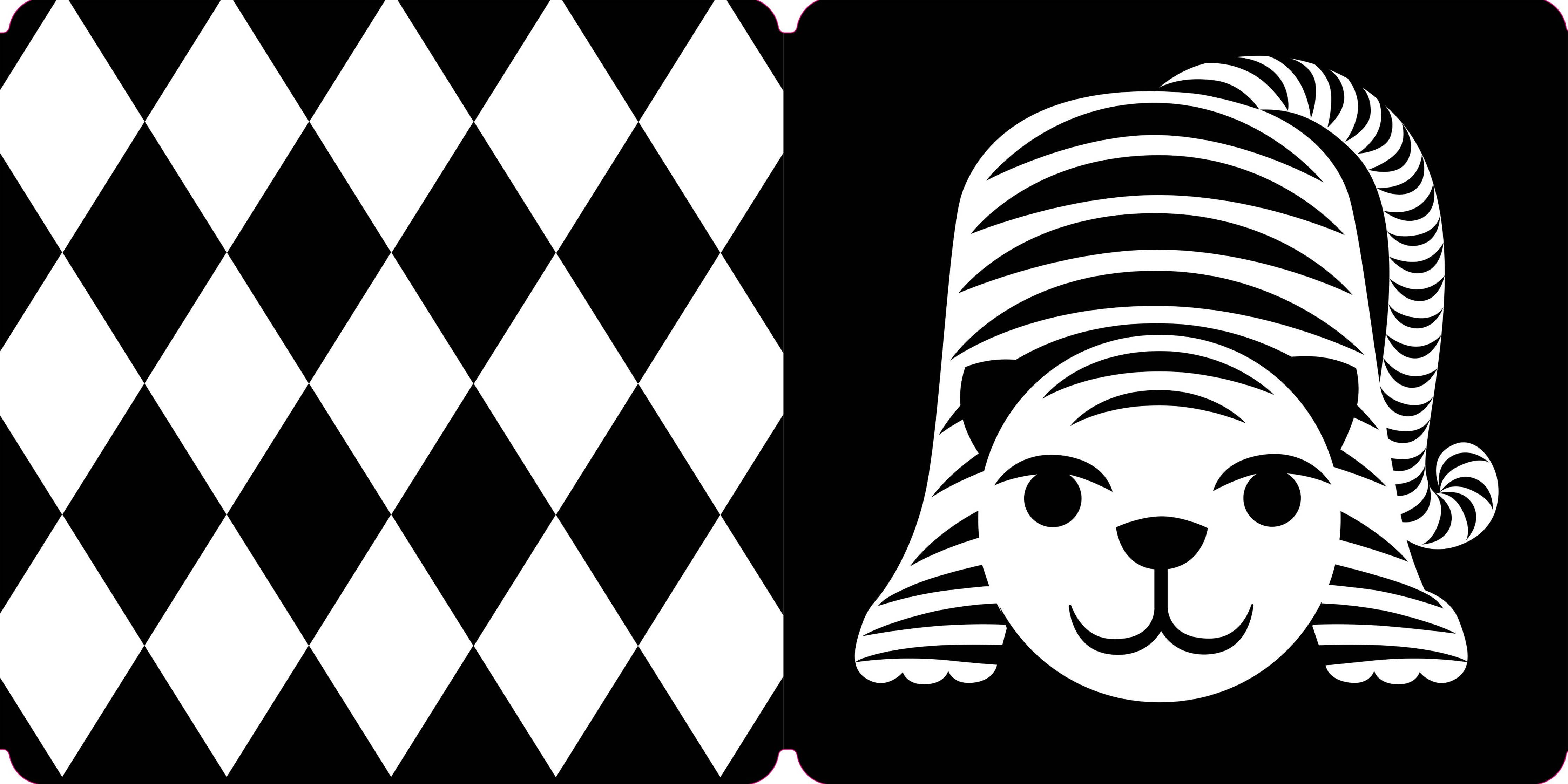 Spring Street Tummy Time: Baby's First Book in Black & White